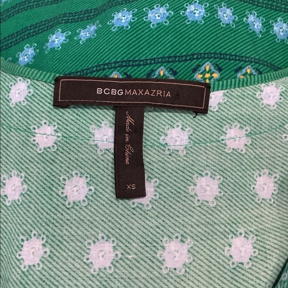 BCBG Moroccan Print Belted Dress - Picture 4 of 4